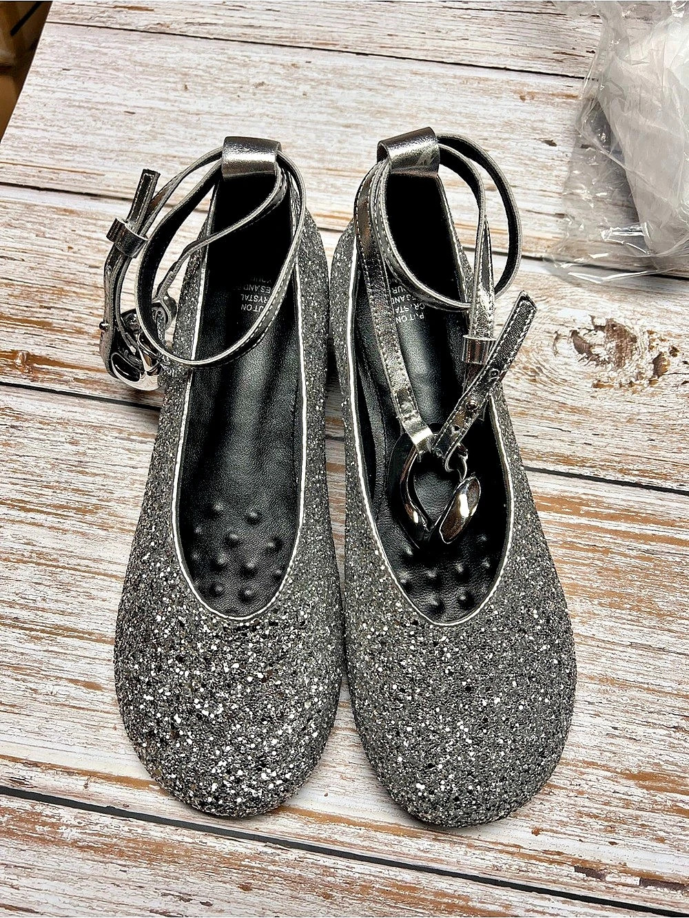 Glitter Mary Jane Flats